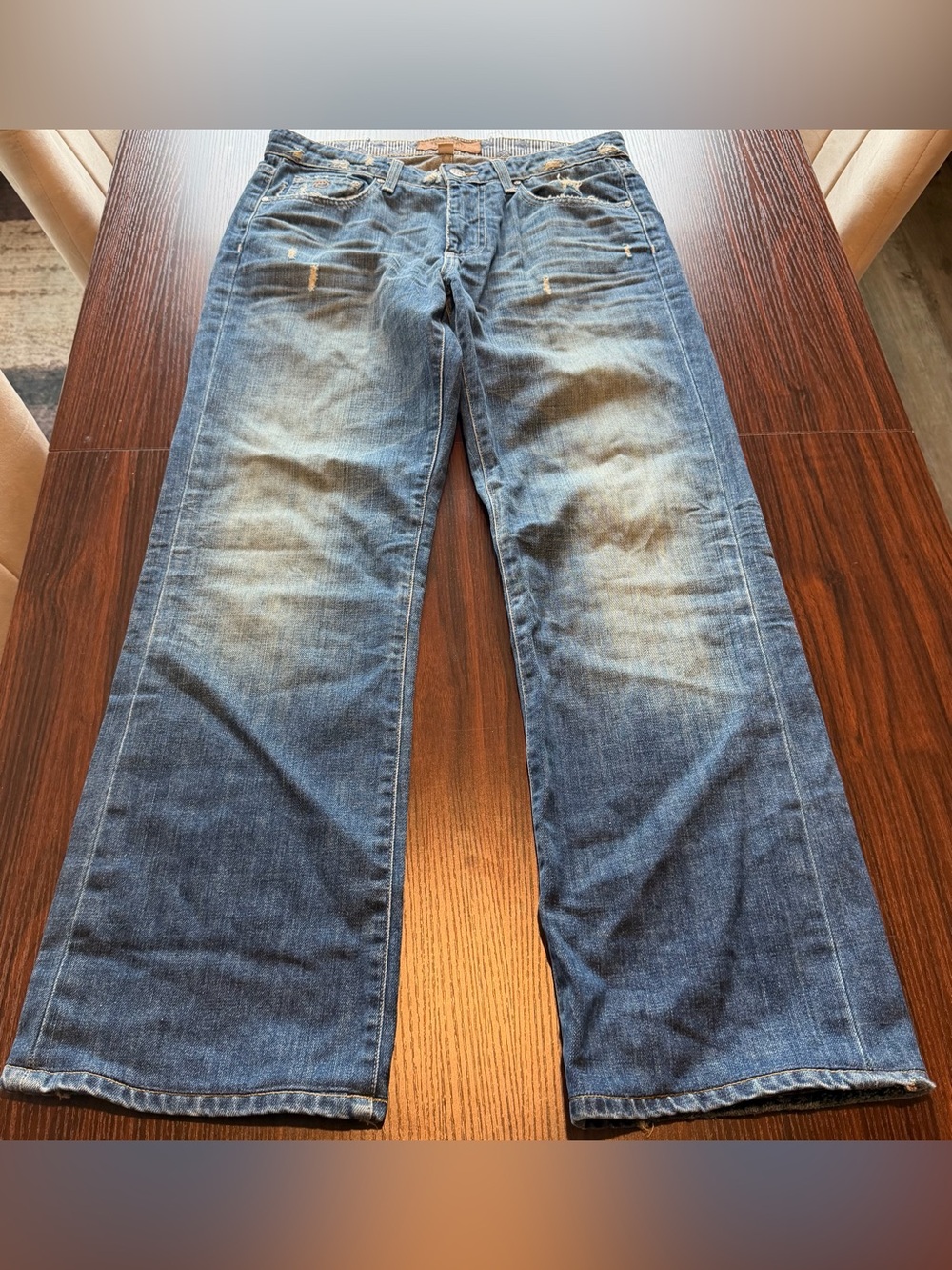 PPDPaige Premium Denim Womens 2000s Y2K Relaxed Fit Straight Leg Jeans 30 USA 30